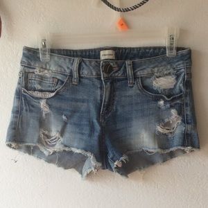 Frayed shorts